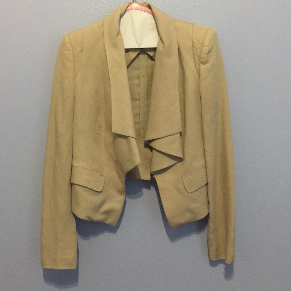 BCBGMaxAzria Linen Blazer Size XS